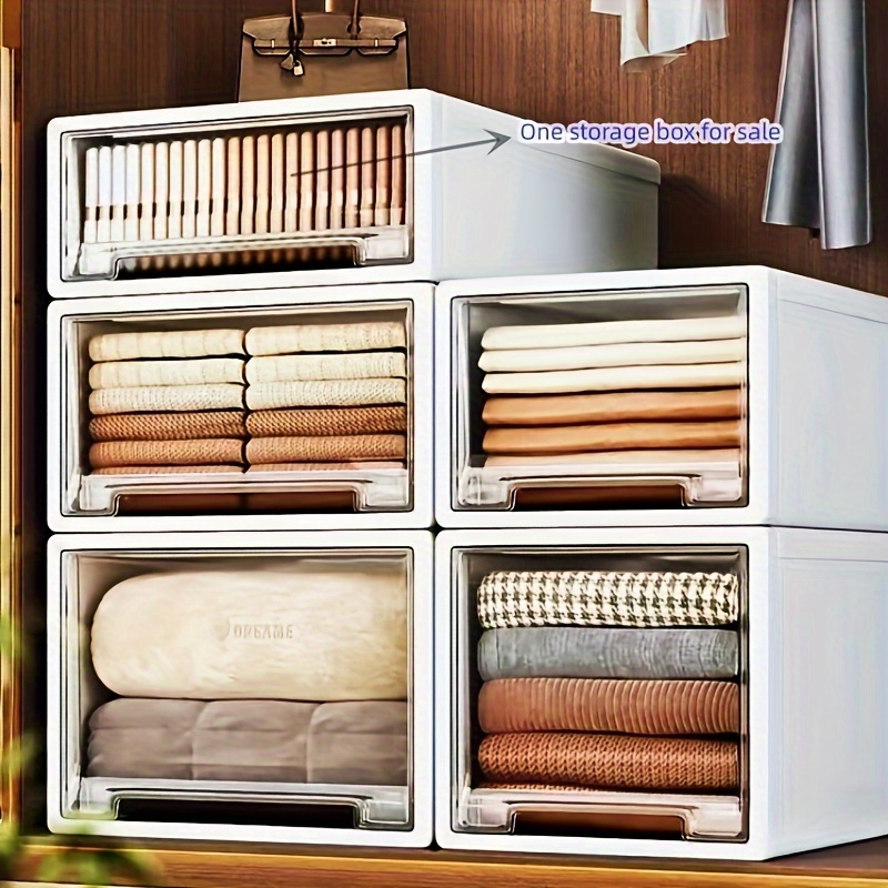 1pc Desktop Organizer With Drawers Diy Cosmetics Storage Box Underwear  Socks Bra Sorting Basket