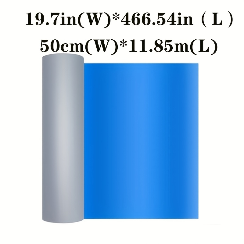 TEMU A Roll Of Blue Extra-large Polyethylene Tape, 50 Cm Wide And 11.85 Meters Long, Suitable For Repairing Leaks And In Metal Roofs, Etc., Suitable