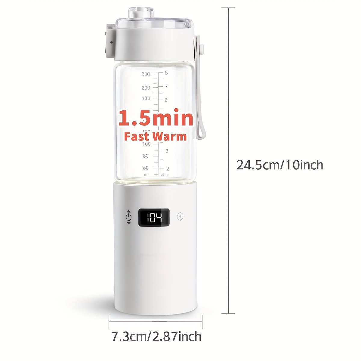 Hervidor De Agua Portatil Con Bateria Calentador De Agua Electrico