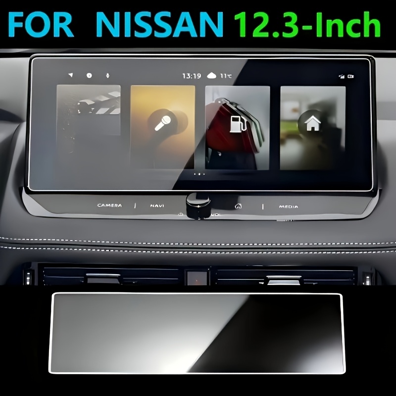 TEMU Per NISSAN J12 E-Power/Juke/ T33 Touchscreen Multimediale Auto 12.3 Pollici 2021-2024, Pellicola per con e Resistenza ai Graffi, Facile
