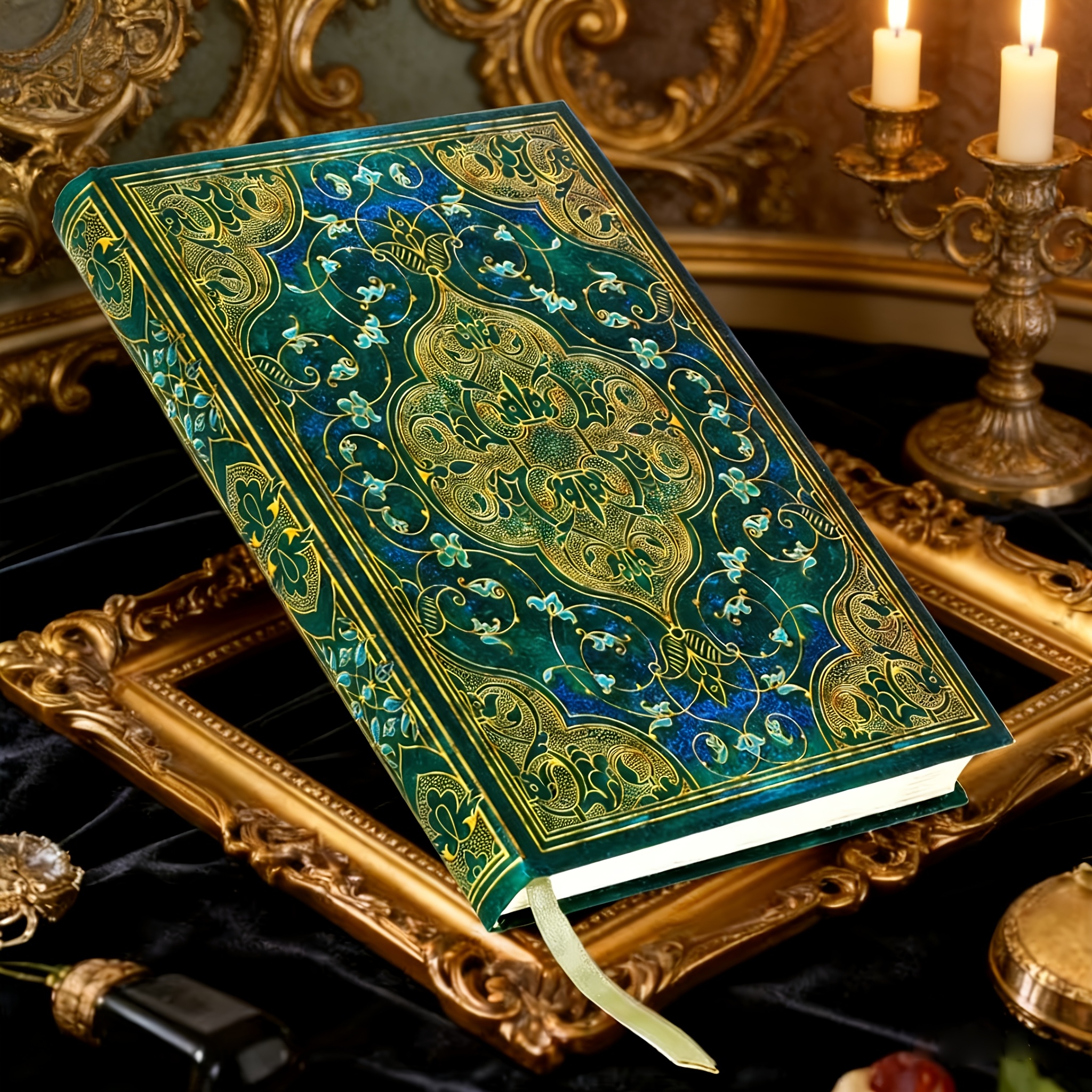 TEMU 256-page Vintage-style Notebook, Blank Inner Pages For Diaries And Journals, Portable Travel Journal, Suitable For School, Office, And As A Gift