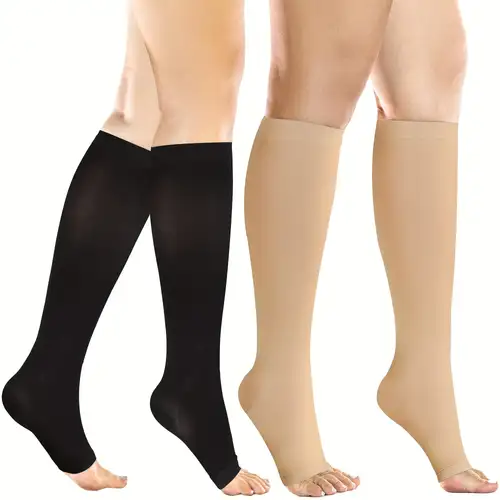20-30 MmHg Calf High Compression Socks – Unisex For Men & Women – Medical Grade Support