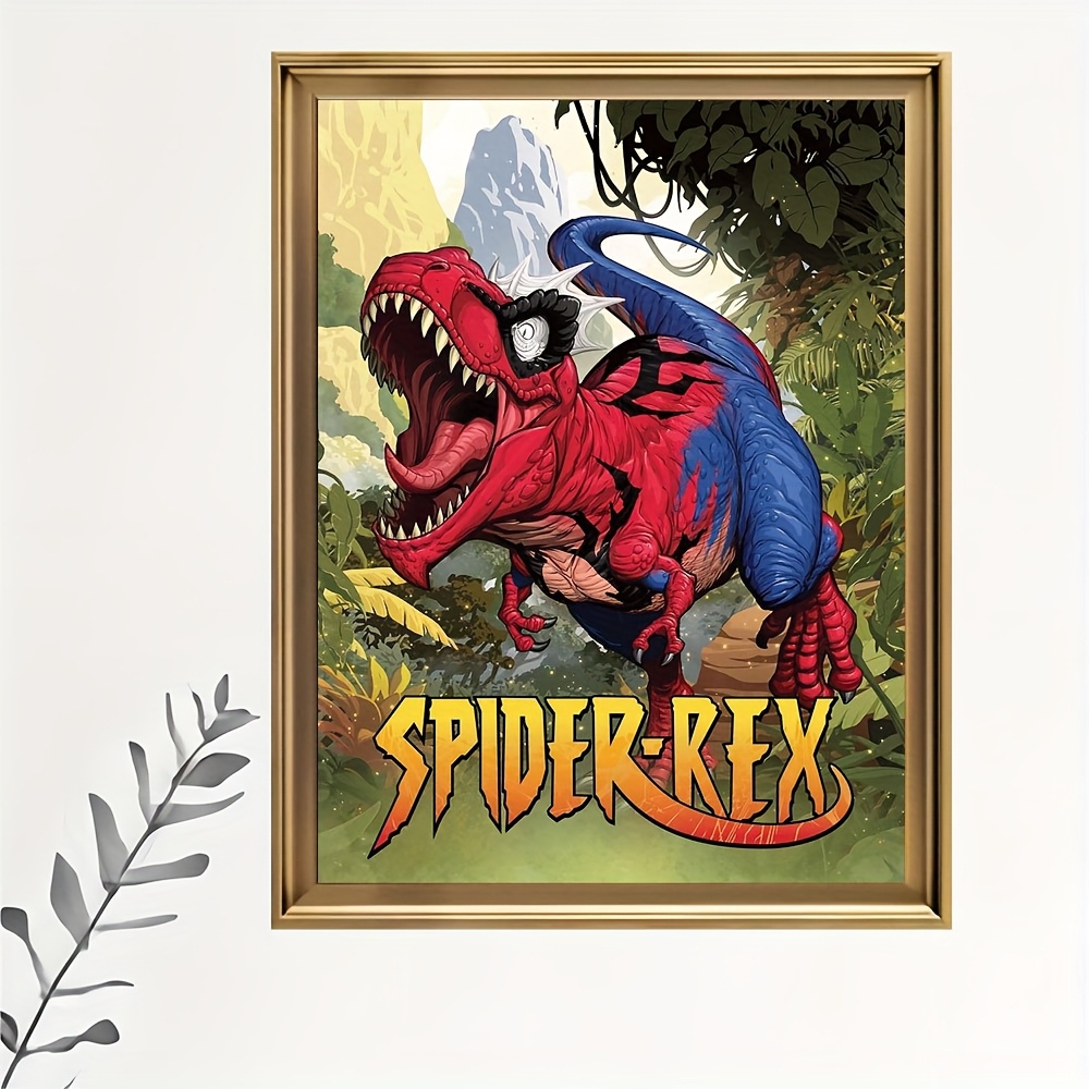 

Spider-rex Art - Red & , Decor For , , , Or , For Decor