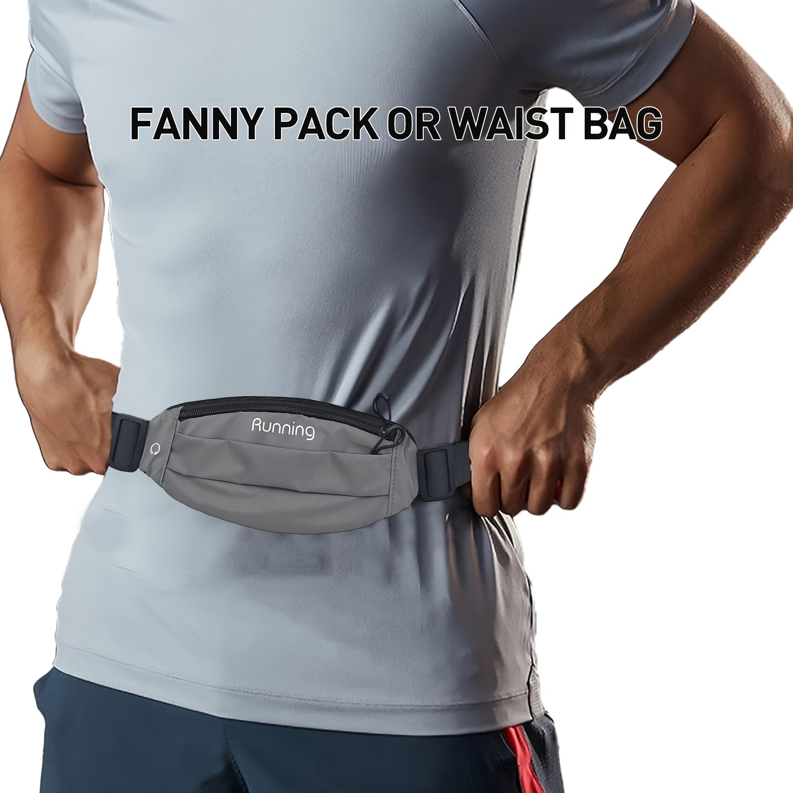 Running Belt Waist Pack Bag,Workout Gear,Gym Fitness Fanny Pack for  Phone,Cell Phone Holder for Running,Jogging Pocket Belt for Women &  Men,Running