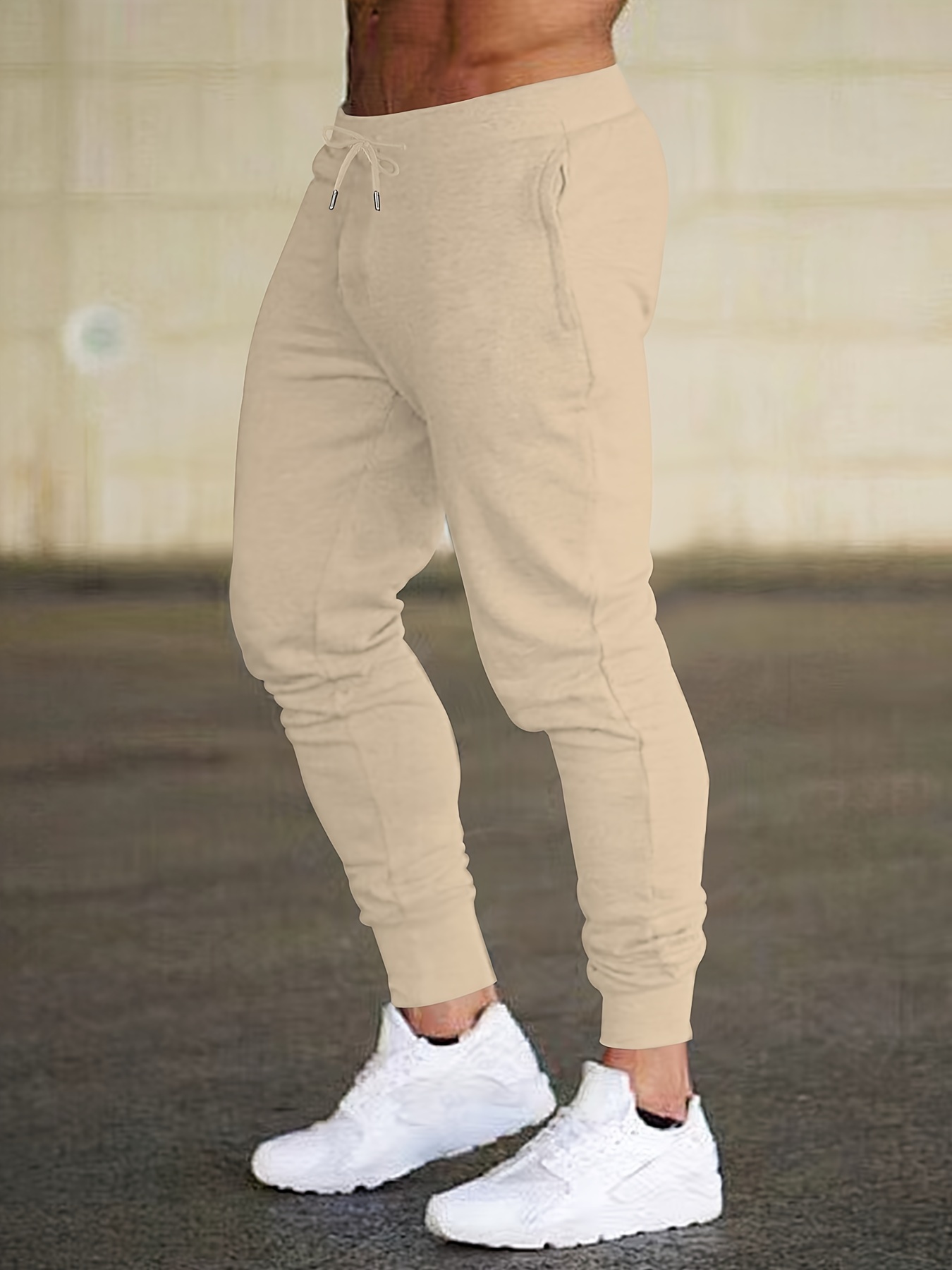 *'s Casual Sweatpants Pants, Versatile Sports Joggers, Trendy Solid  Color Drawstring Pants
