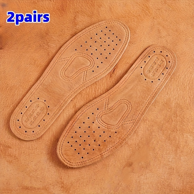 Image of 4pcs () Summer Soft Shoe Insoles For Men, Thin Summer Style, Breathable, Sweat-absorbent, And Odor-resistant, For Shoes, Women'-soft Shoe Insoles For Long Hours Of Standing