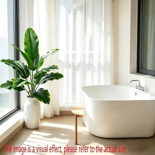 1pc artificial banana of paradise plant style indoor outdoor universal greenery for living room balcony courtyard decoration low maintenance no shedding outdoor garden landscape potted ornament