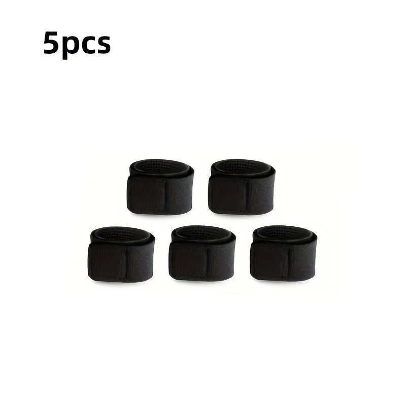 5pcs Set Of Fishing Rod Straps, Elastic Wrapping Straps, Rod Anchor Fasteners, Outdoor Fishing Tools, Magic Straps, Fishing Equipment, Elastic Lure Strap, Rod Strap