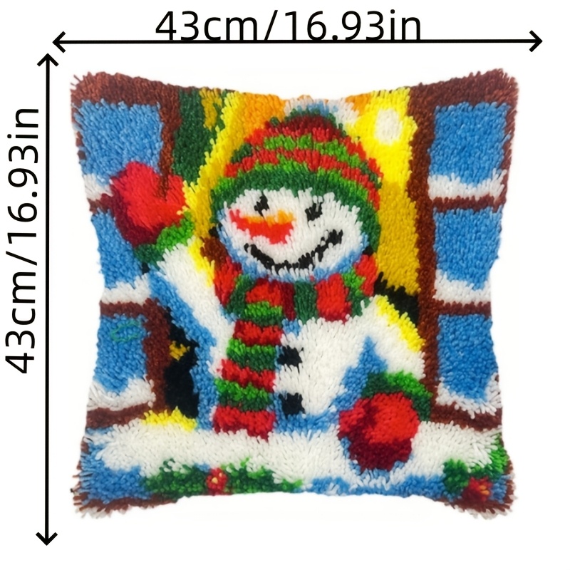 Snowman Pattern Lock Hook Kit for Home Sofa Decoration