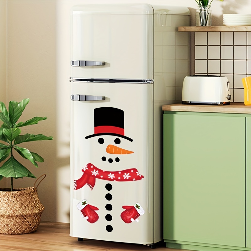 

1pc Christmas Snowman Christmas Refrigerator Decoration Snowman For