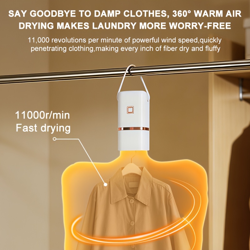 portable clothes dryer travel clothes dryer compact drying machine electric clothes dryer foldable clothes dryer lightweight dryer for travel portable drying machine Product details 3