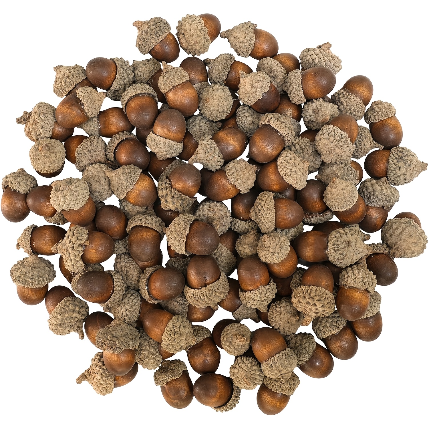 TEMU 100pcs Simulated Oak Autumn Decorations, Rustic Farmhouse Home Thanksgiving Wedding Autumn Arrangement Wreath Bowl Filler