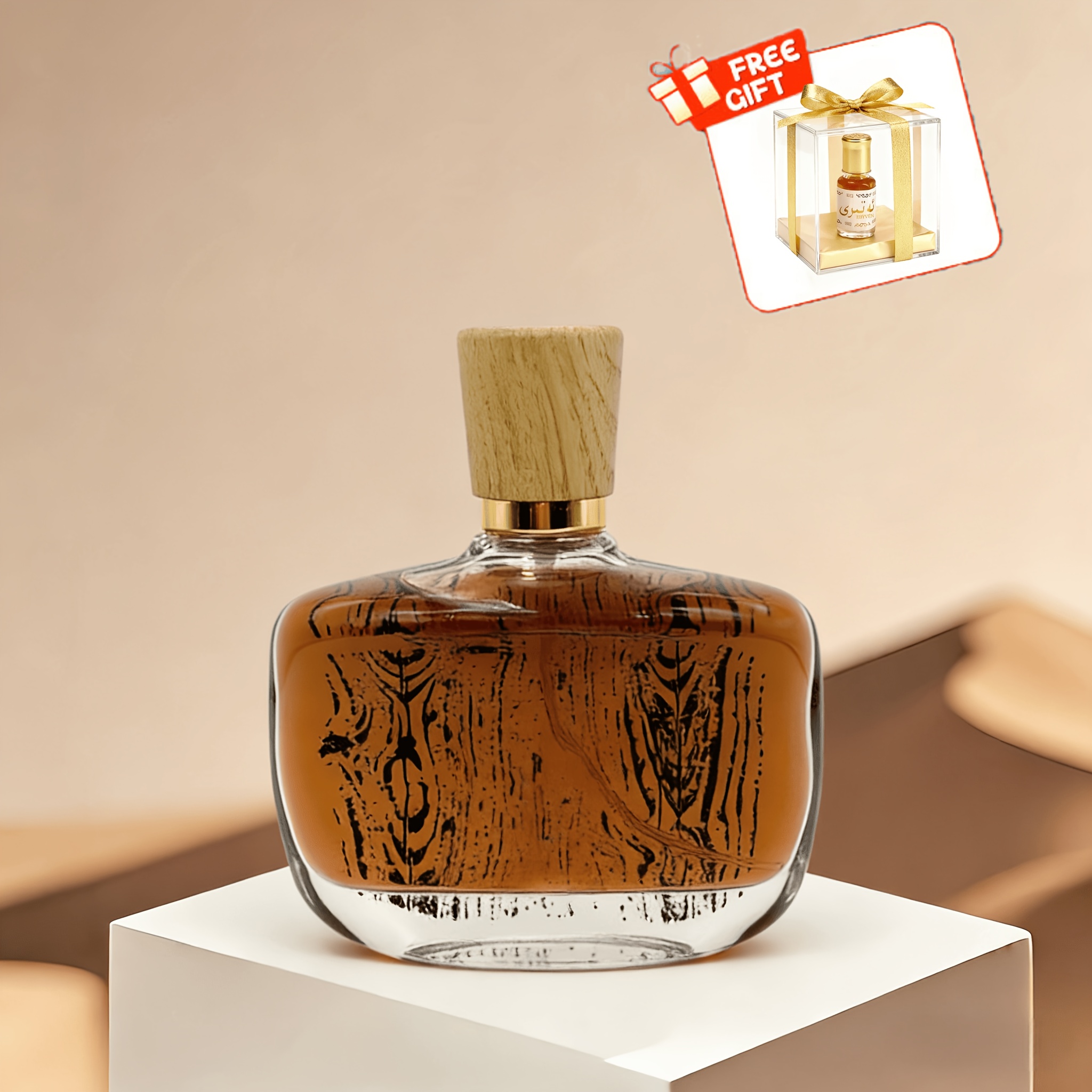 Image of 100ml + 3ml Arabian Men' For Men & - Long-lasting Edt Cologne, Scent Travel Size Liquid, Affordable Luxury Gift For Holidays, Daily Use, Arabic Fragrance For