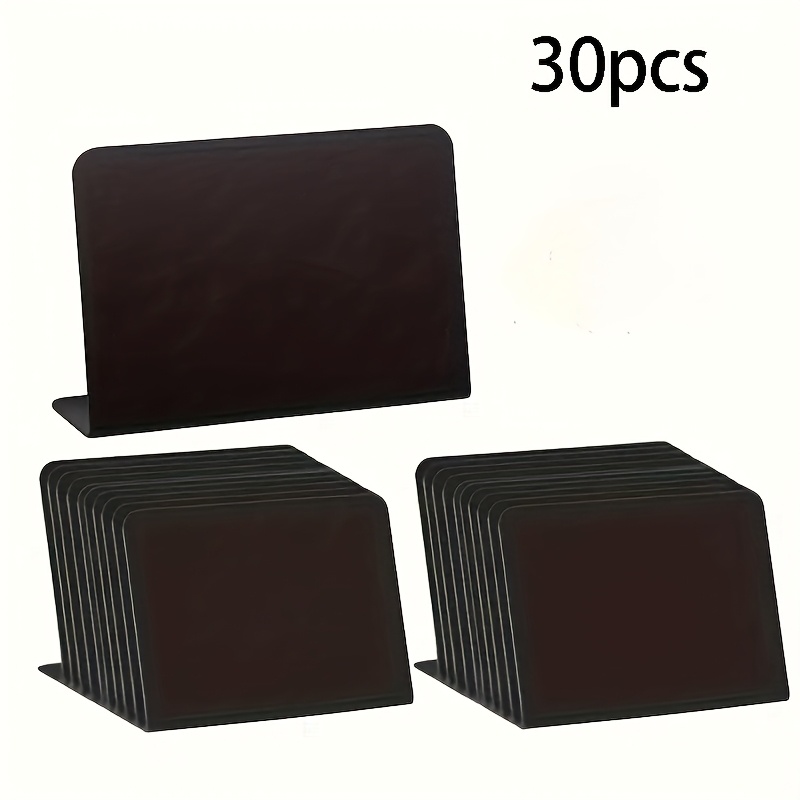 E-shop 30 Stück -förmige abwischbare PVC Schreibtafel-Stil Schreibtisch-Organizer - Kompakte Schreibfläche für Notizen, -Listen, Menüanzeige - Büro,