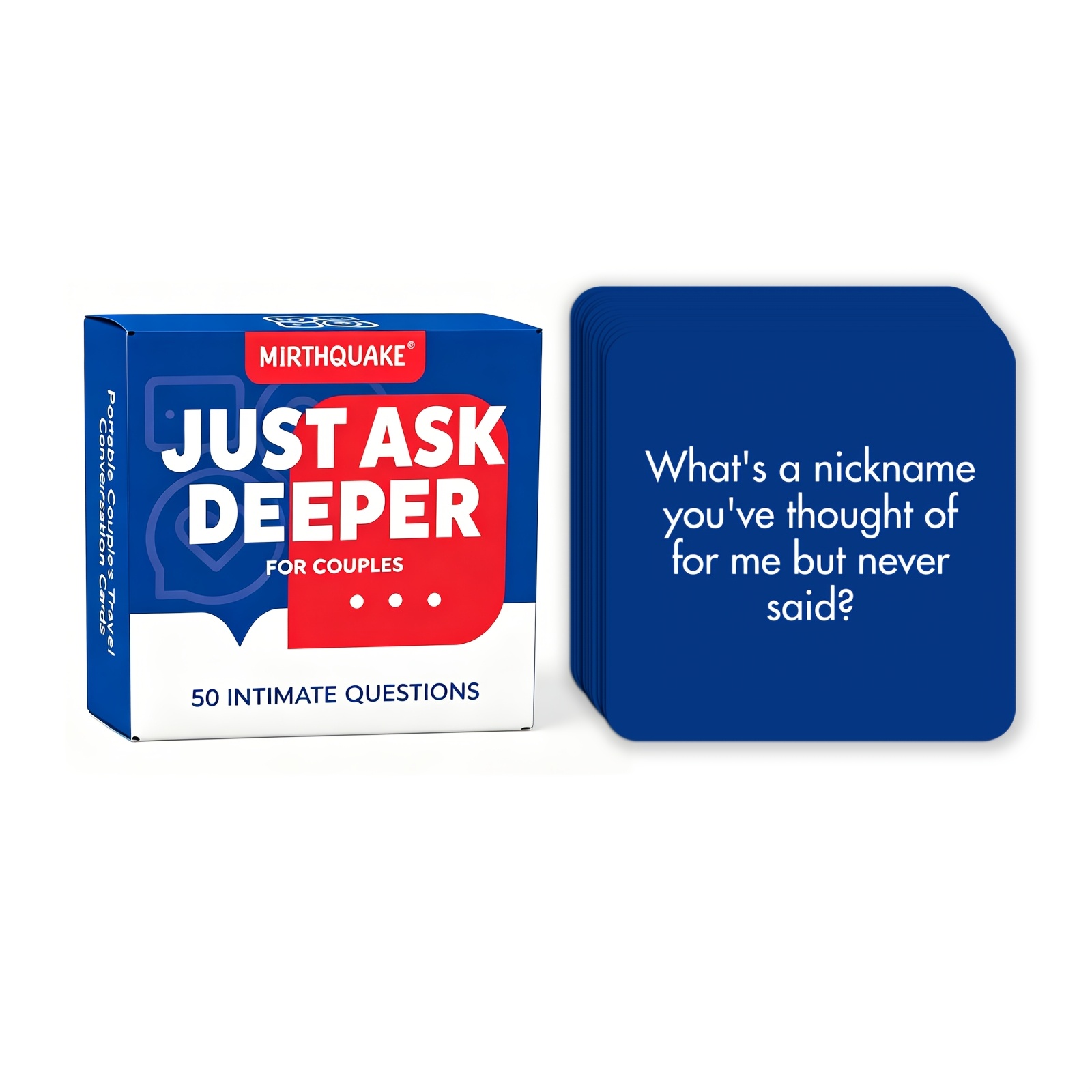 question cards sold on Temu Australia