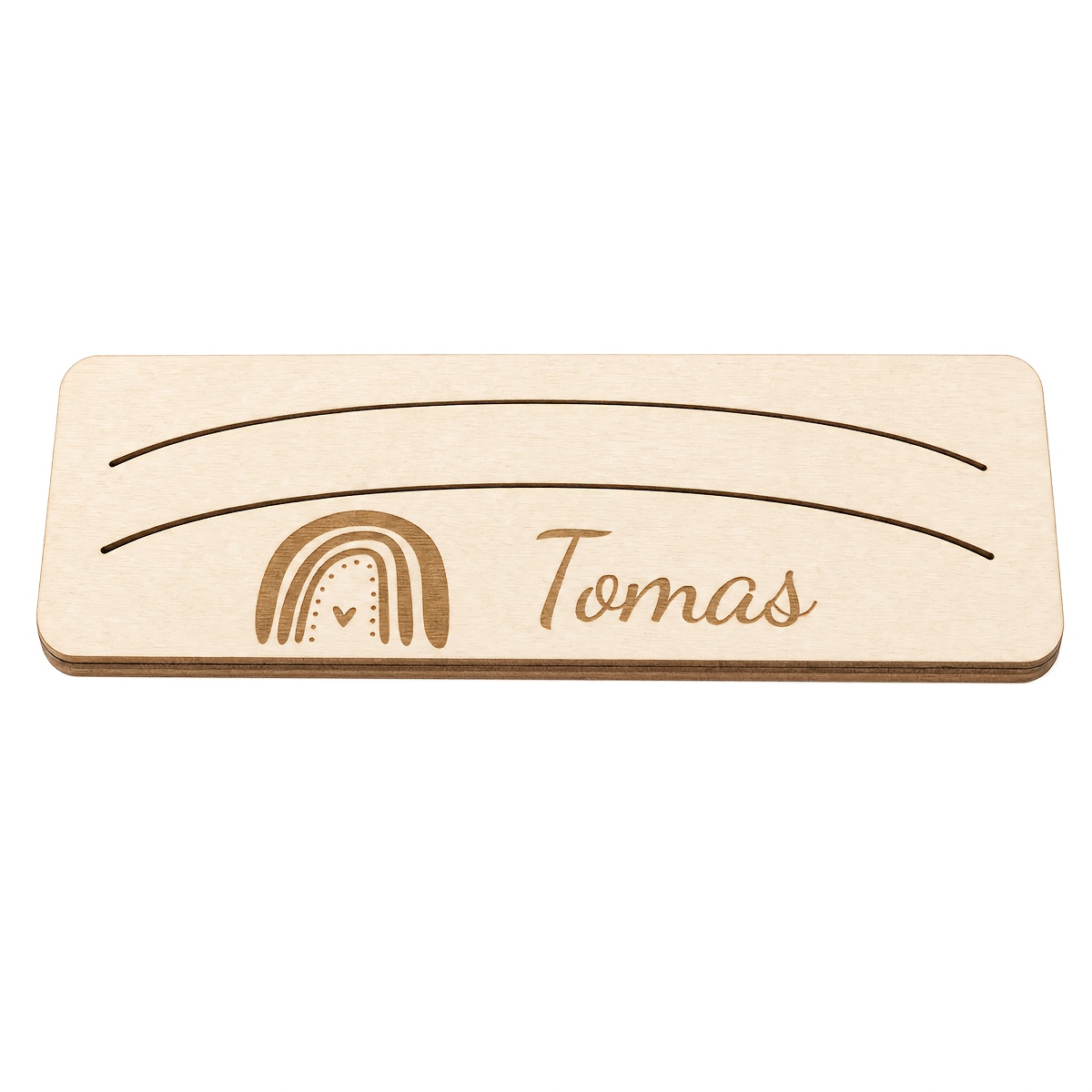 TEMU Porta segnaposto personalizzato in legno da 1 pezzo con /iniziali personalizzati e motivi carini - Porta biglietti a 2 livelli per matrimoni,