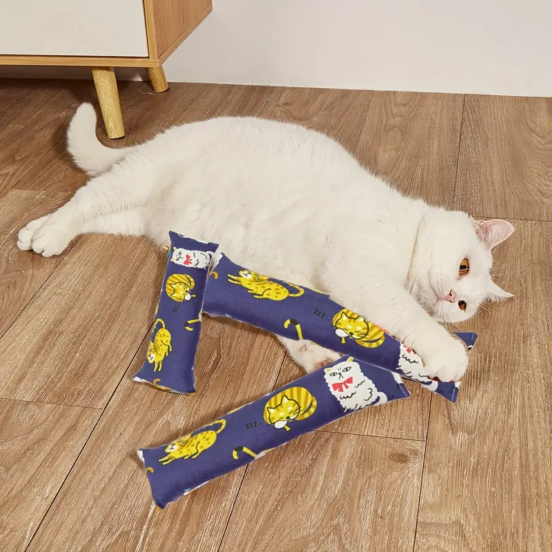 interactive cat teaser toy with cartoon animal patterns durable for kittens adult cats encourages exercise bonding all breeds sizes pet playtime accessory design textures details 1