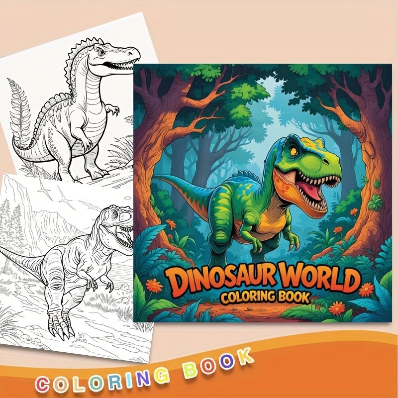 Image of Innovative Upgraded Edition, 20-page Thick Paper Coloring Book, A For Drawing And Creative Activities, For On Holidays And Birthdays, 2d Flat Design, An For Room Decoration