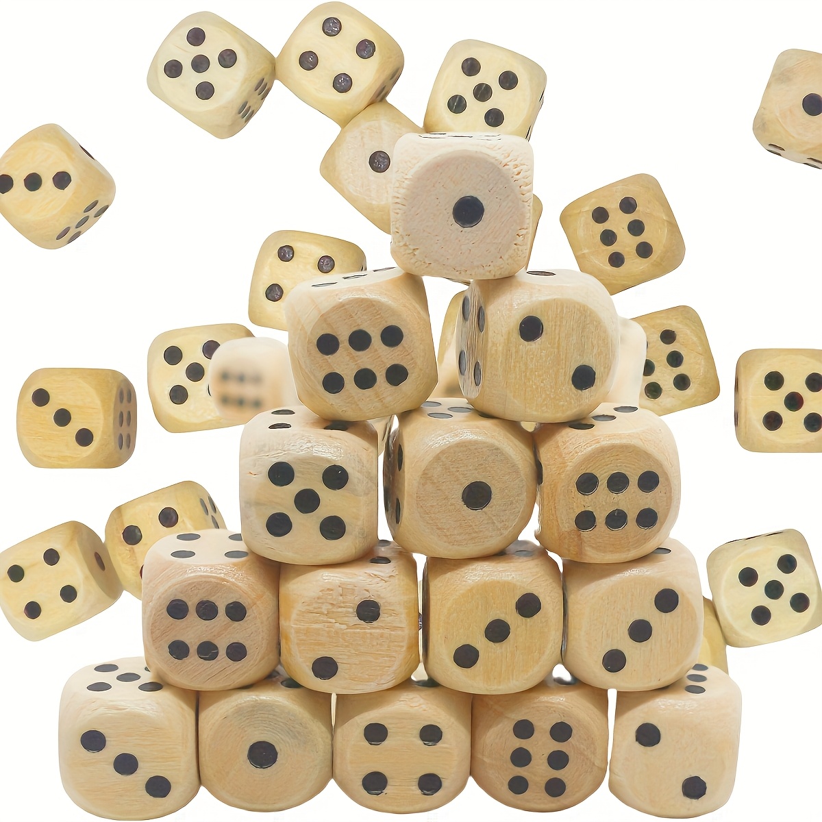 Lot De Dés 10 Pièces Lot 10 Dés à Jouer Acrylique 16 Mm - 6 Faces - Multicolore - Jeu De Table