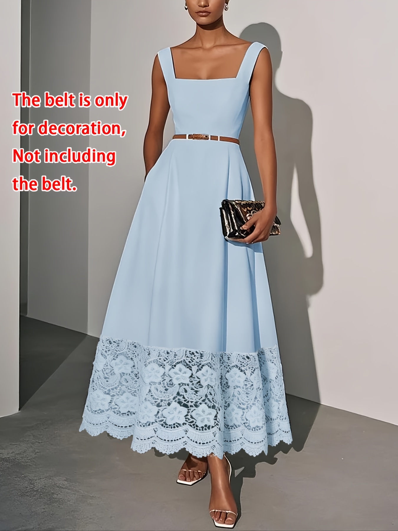 blue lace dress sold on Temu Australia