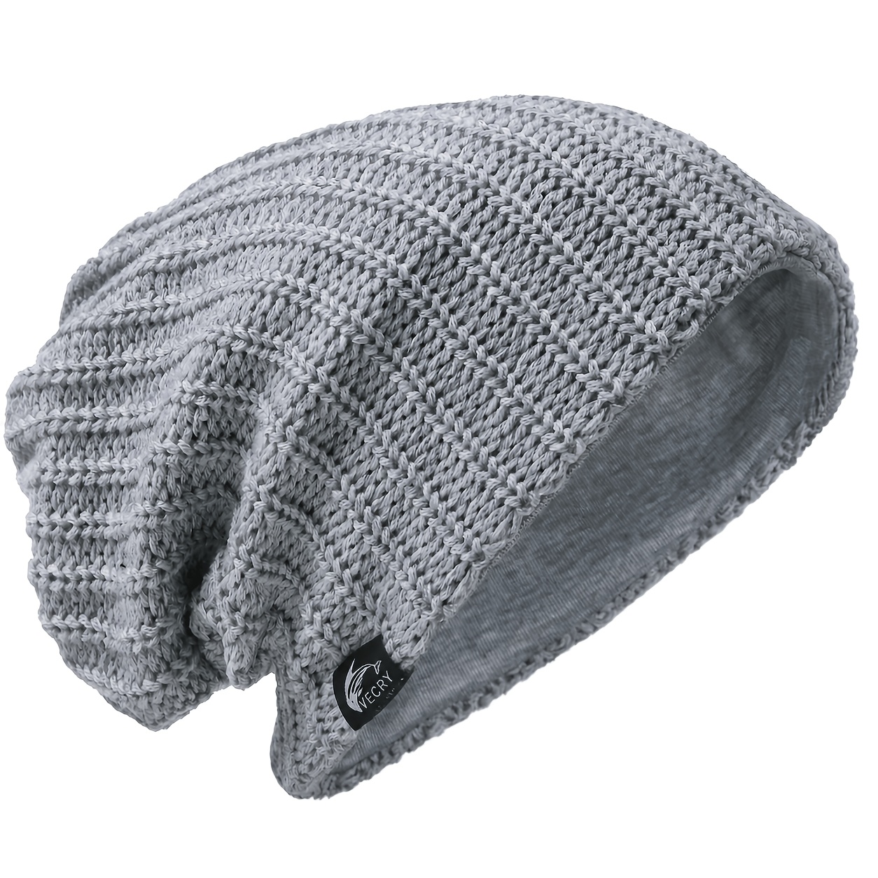mens slouchy beanie knit skull cap long baggy hip hop - Temu display picture 1