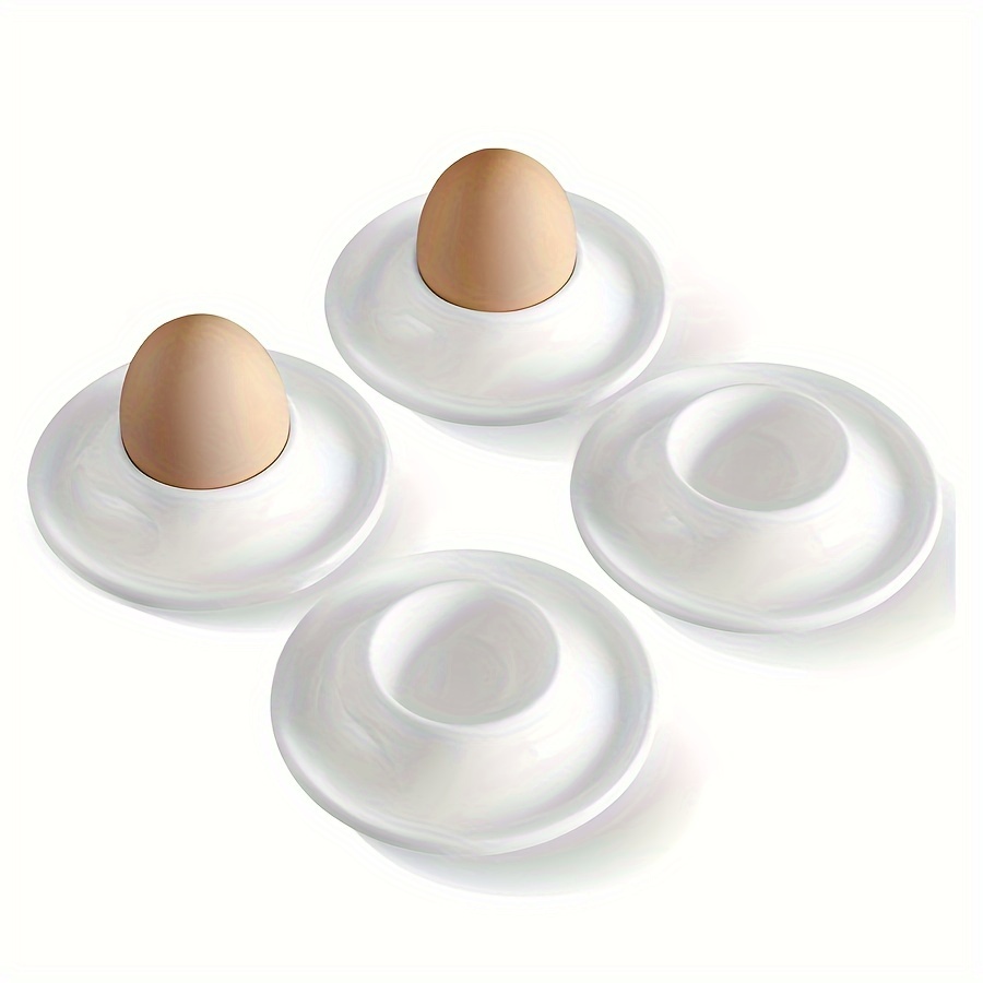 

Plastic Egg Cups Set - Stand For Breakfast, - For Christmas, Halloween, Easter, Hanukkah, Thanksgiving - 2/4/8 Kitchen Table Egg Display Decor