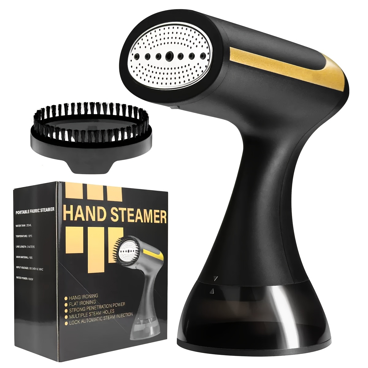 TEMU Energy-saving 1700w Handheld Garment Steamer For Home And Travel, 350ml, Quickly Removes Wrinkles And Clothes