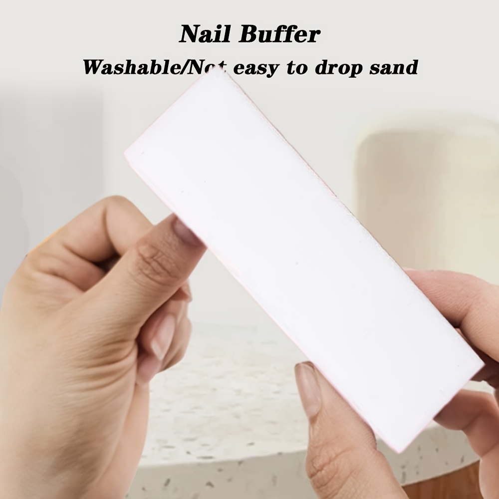 10pcs Square Soft Sponge Rectangular Nail Files