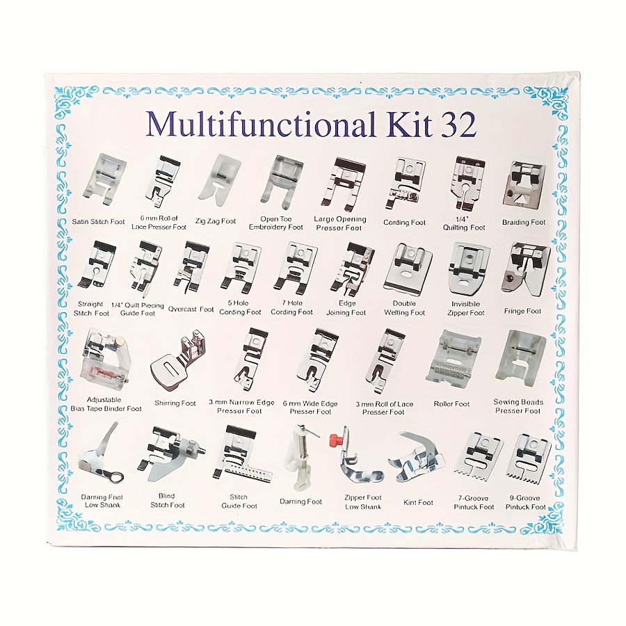 32pcs presser set for multifunctional home sewing machines Product details 2