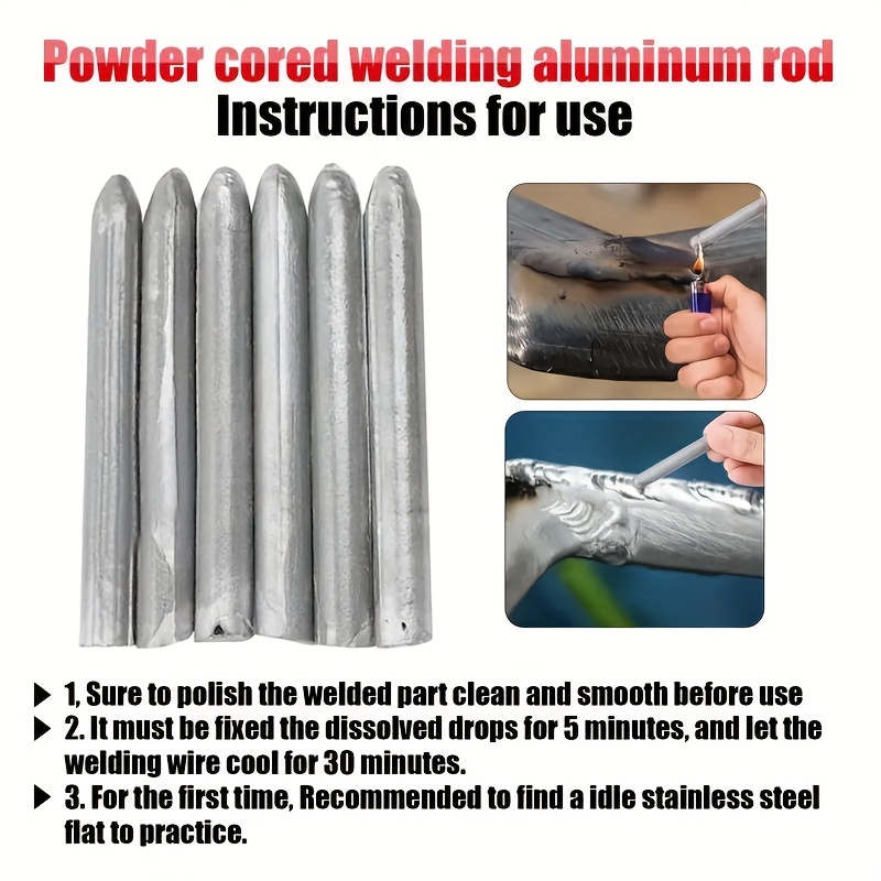 Kupfer-Alu-Schweißdraht – 1 Meter, Niedrige Temperatur, Für Metallverbindungen Ohne Zusatzpulver