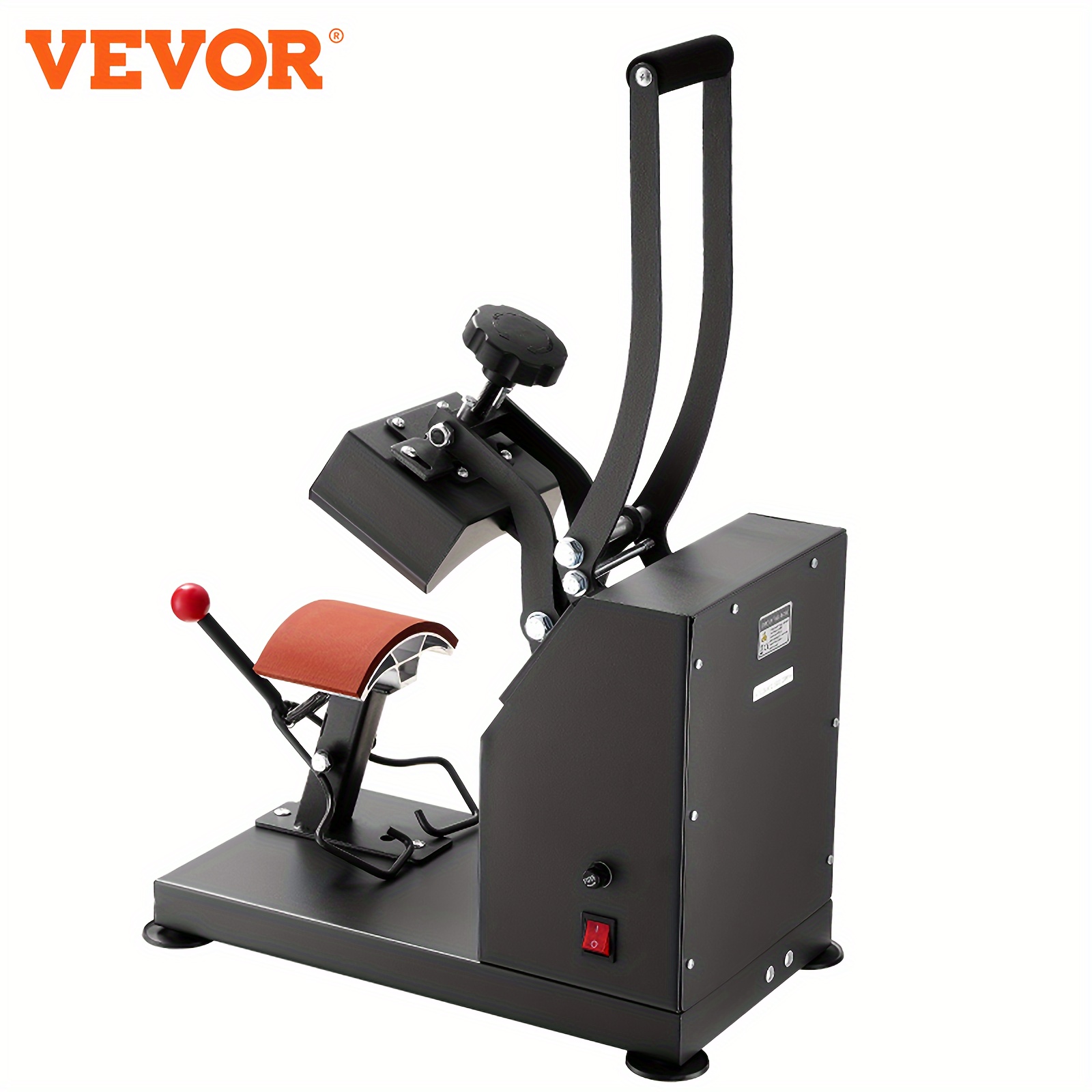 

Vevor Hat Press Machine, 3.5 X 5.9 Inch Cap Press Heat Press Machine, Professional Transfer Hat Press With 12000 Hours Life, Digital Lcd Timer And Temperature Control,