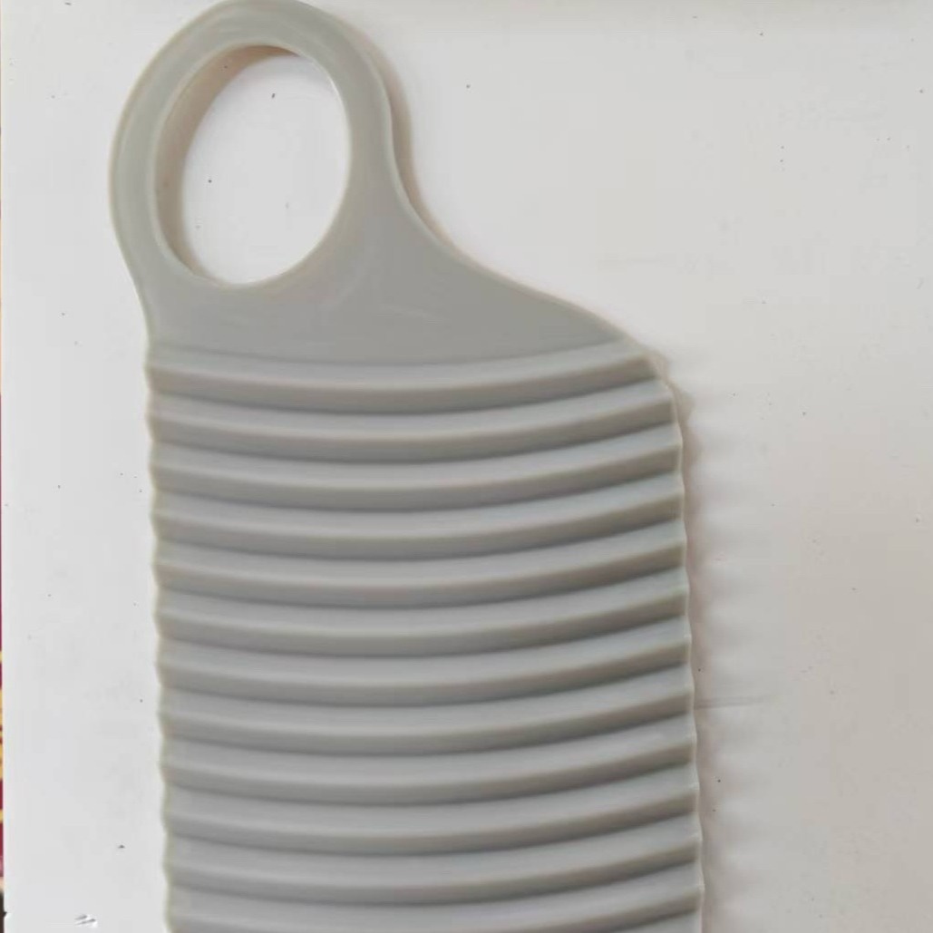 Image of 1pc Grey Portable Foldable Washboard, Non-slip Design, Thickened Washboard, Ideal For Laundry, Kitchen, Bathroom And Outdoor Use, Cleaning Supplies, Cleaning Tool