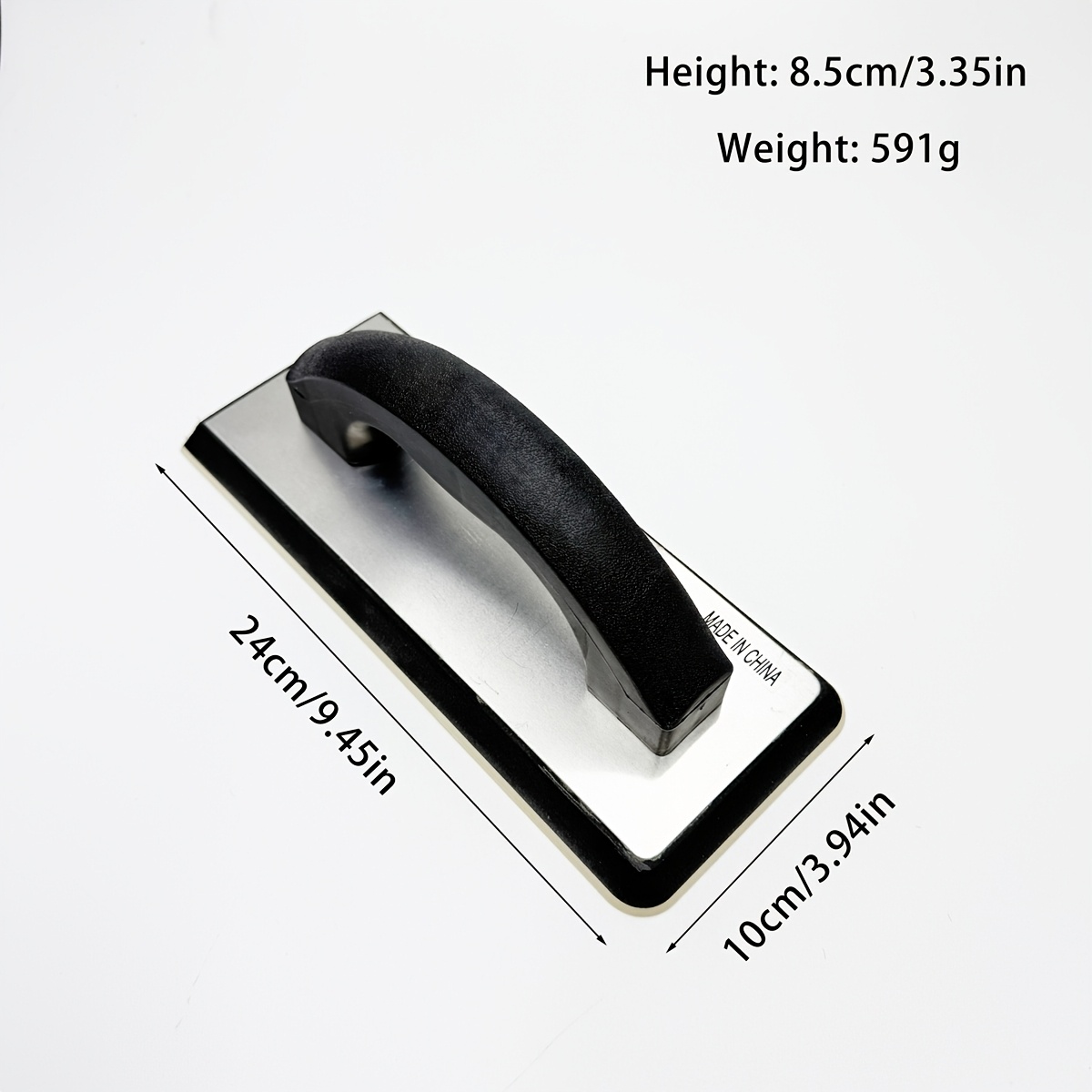 Handle Aluminum Mud Board, Epoxy Colored Sand Caulking Scraper, Factory Direct Tile Caulking Rubber Mud Board, Beauty Seam Tool Trowel