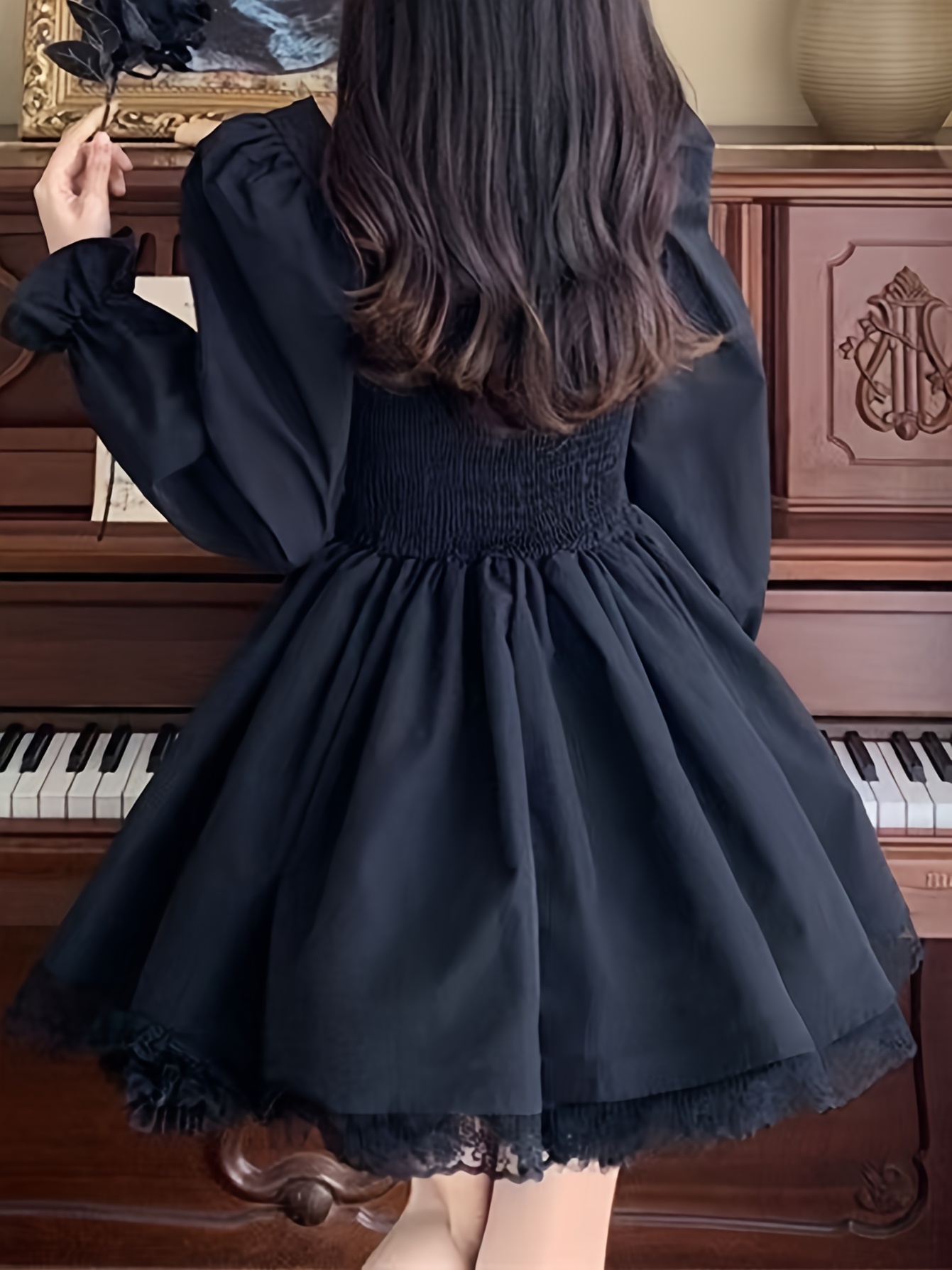 green emerald velvet dress Lilac Fairy Dress – Dreamy Fairytale Aesthetic Outfit main image 0
