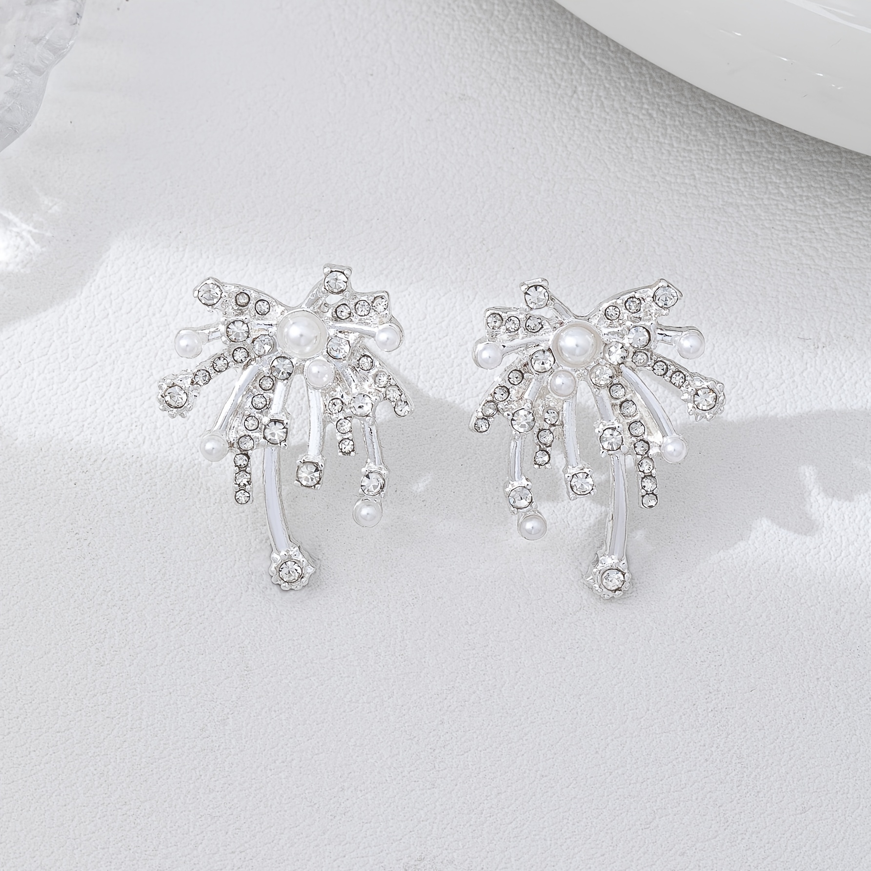 Women's Light Luxury Firework Drop Stud Earrings
