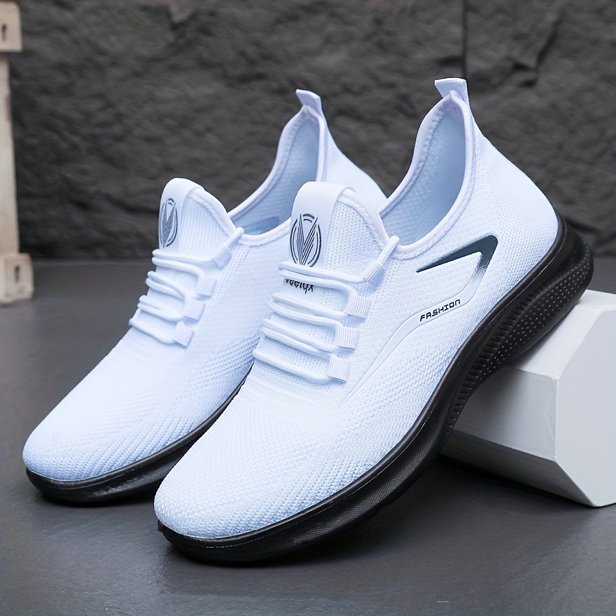 Mens Slip On Sneakers Walking Tennis White Shoes Running Gym Athletic Non Slip NORTIV 8 Men main image 2
