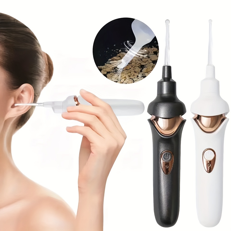 

1pc Usb Rechargeable Ear Cleaning Tool, Electric Earwax Remover With Safety Suction, Easy To Use, Suitable For Cleaning Earwax