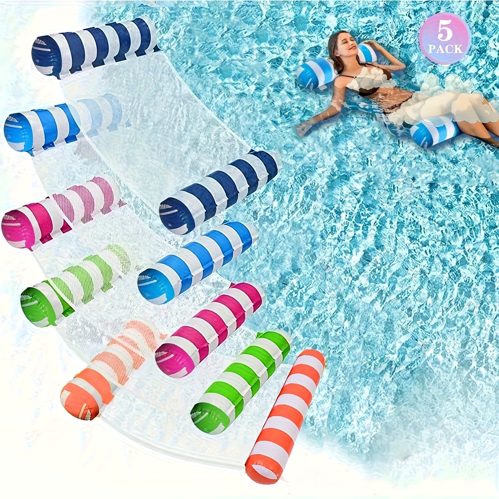 2 Pack Inflatable Pool Noodle Floats For Adults Soft Fabric Covered