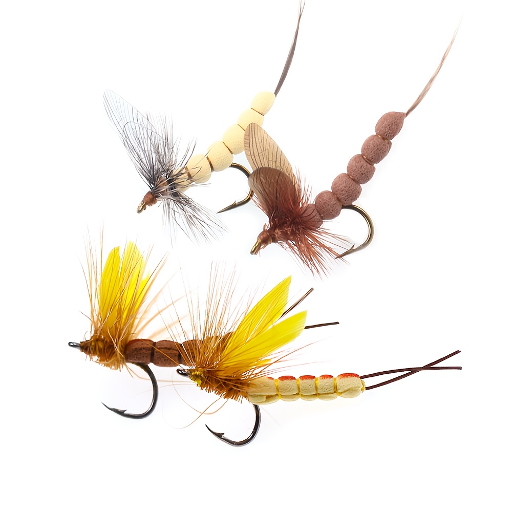 6 Mouches Nymphes Réalistes Pour Pêche à La Truite – Boîte Incluse, Hameçons Solides, Imitateurs Naturels Pour Rivières Et Ruisseaux