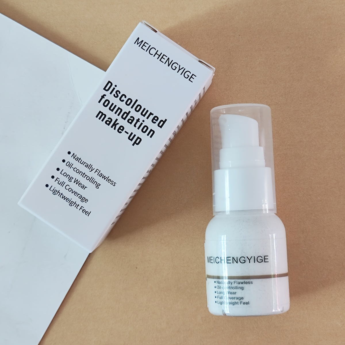 3/5pcs Color-Changing Foundation: Instantly Match Your Skin Tone with Just A Blend! More Suitable for Medium And Light Skin Tone, with Color-Changing Particles
