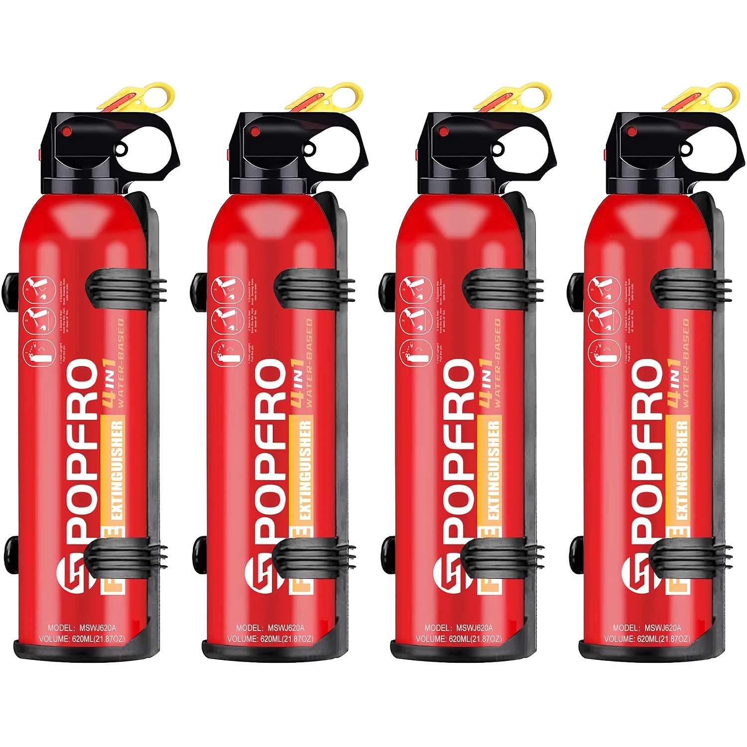 Portable Fire Extinguisher | Home, Garage, Kitchen, Four-in-One Fire Extinguisher | for Electrical, Textile And Oil Fires | Non-toxic, Easy to Clean | Wall-mounted 6 Portable Fire Extinguisher | Home, Garage, Kitchen, Four-in-One Fire Extinguisher | for Electrical, Textile And Oil Fires | Non-toxic, Easy to Clean | Wall-mounted - Image 6