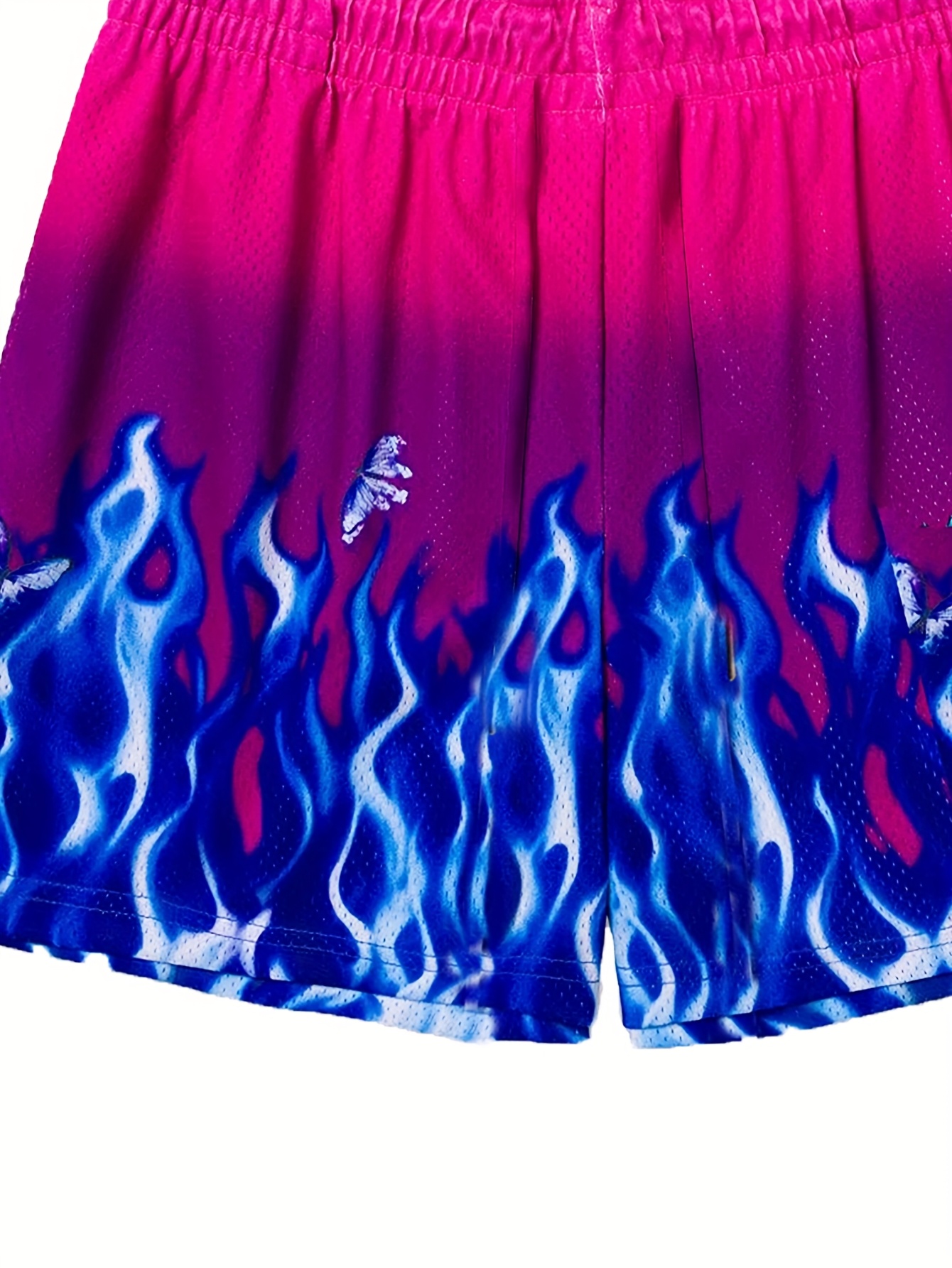 mens athletic basketball shorts vibrant print Temu