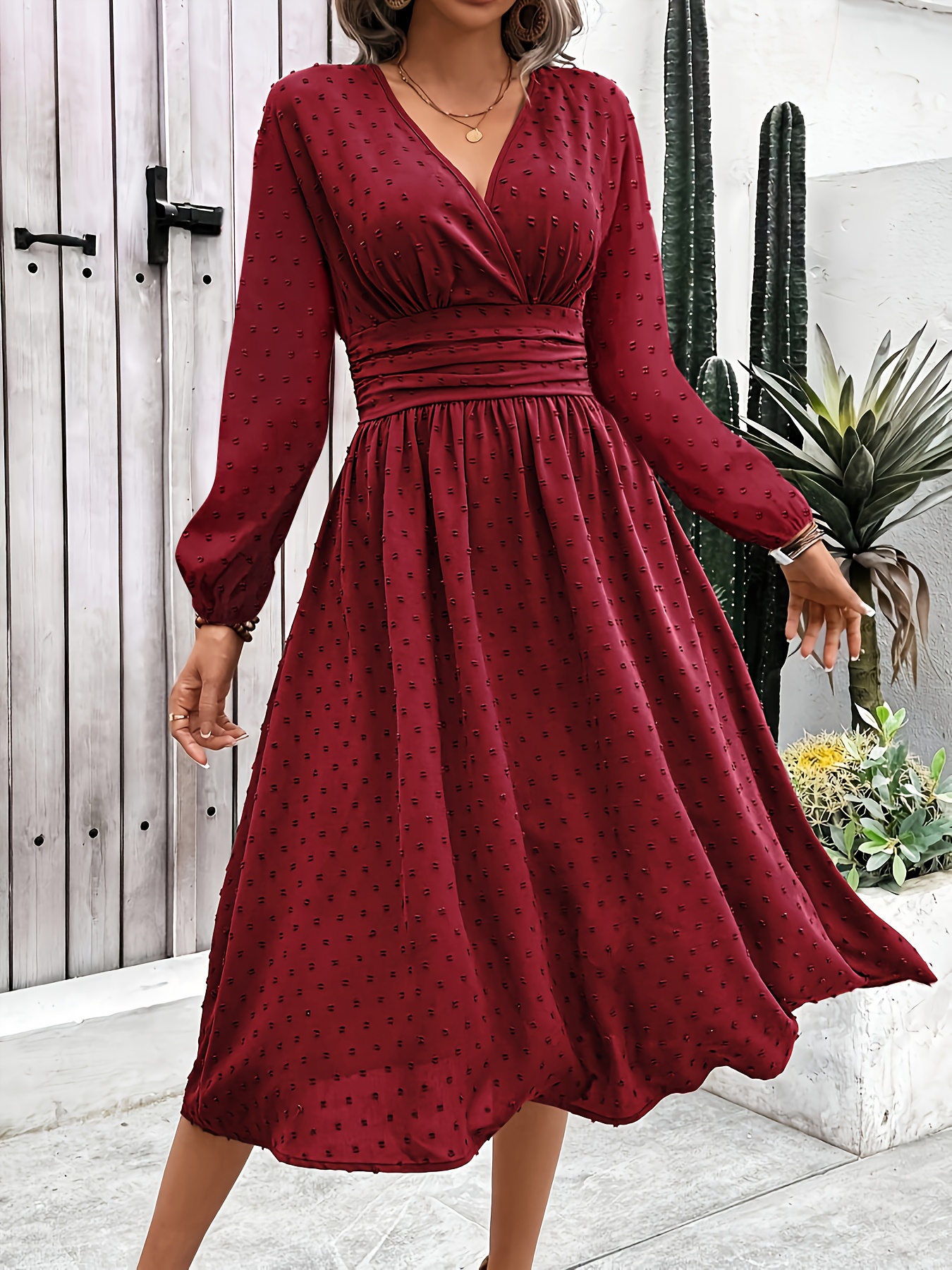 white christmas dresses Christmas Poinsettia Flower Print Holiday Casual A-Line Dress Medium for Woman