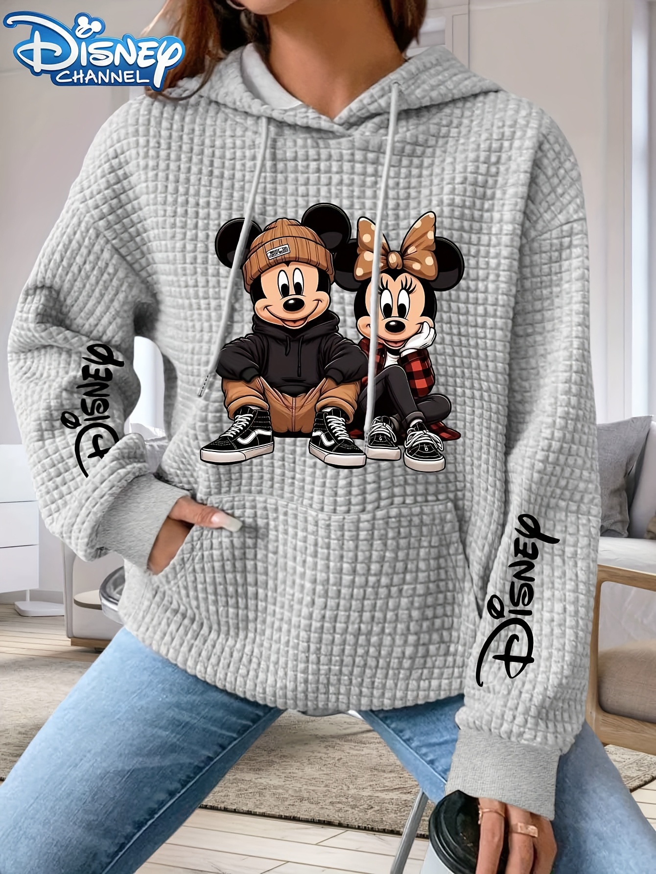 Dames Mickey & Minnie Mouse Officieel Gelicentieerde Hoodie