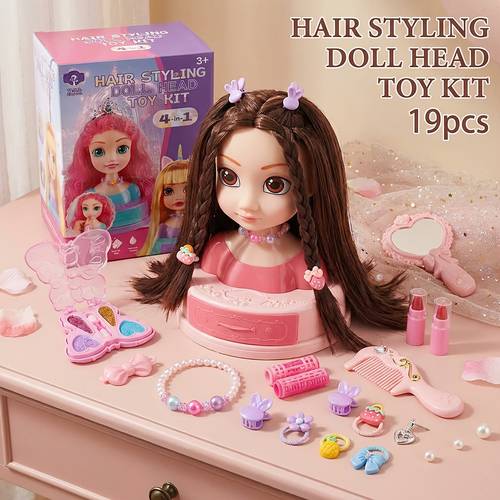 luxury childrens role play makeup set a realistic toy makeup set for girls ages 3 and up not actual cosmetics not for application a makeup bag and accessories an educational and entertaining role play toy perfect as a birthday