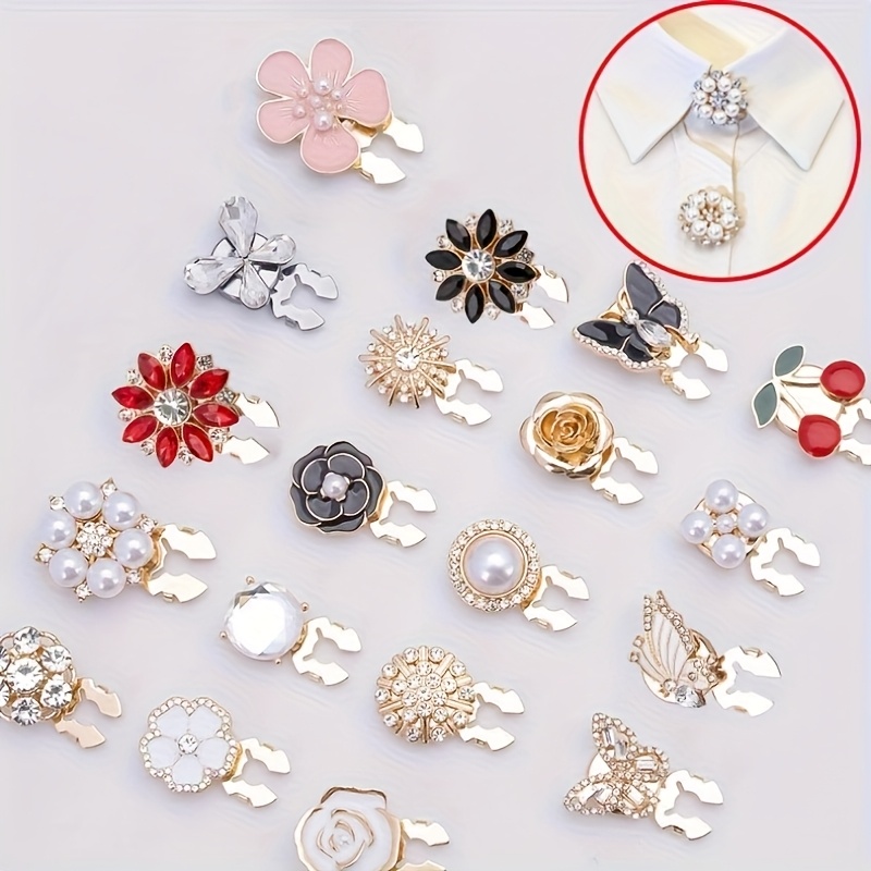 immagine dell'articolo 2 pezzi bottoni per camicia da donna bottoni staccabili a forma   di   regalo   bottoni carini decorazione set di fibbie per bottoni di abbigliamento  