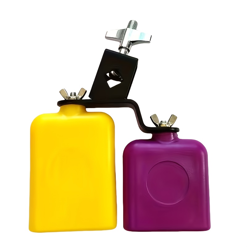 Kit de Batería Latina Profesional Compatible para Bateristas - Set de Ritmo Latino de Dos Tonos con Partes de Bongó/Congas, Plástico y Campana - Equipo de Percusión Portátil para Conciertos y Presentaciones de Música Latina