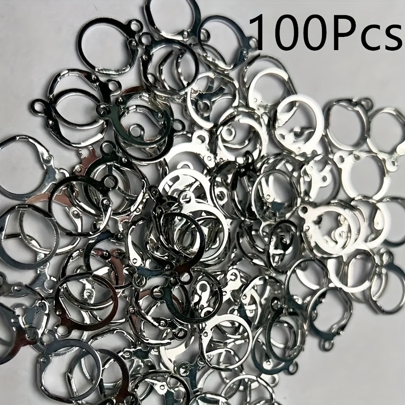 100pcs/pack Small Ear Hooks Earrings Jewelry Ear Ornaments Additions Earring Hooks Earring Materials