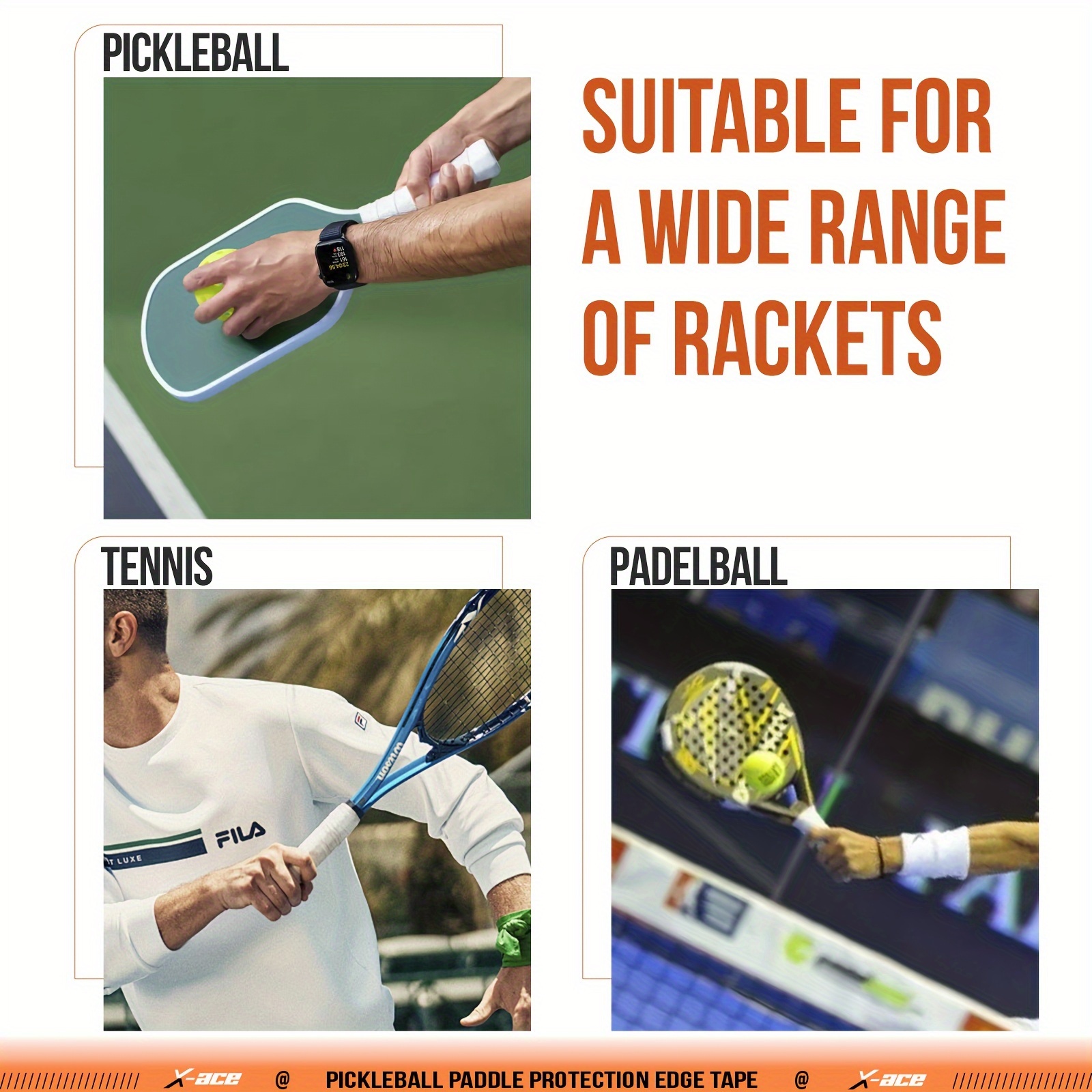 Tennis Racket Grip Tape PATIKIL Tennis Badminton Racket Overgrip