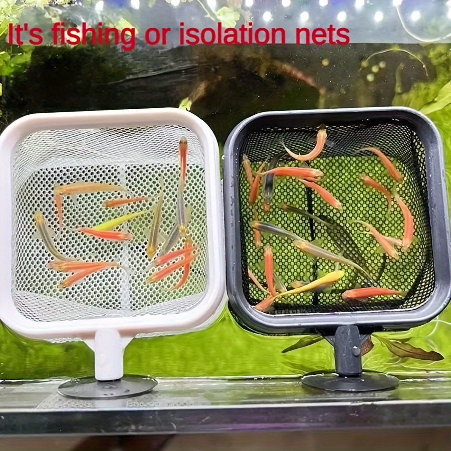 1PC stainless steel retractable fish net fishing net fish tank 3d fish  fishing small fishing net pocket tropical view Fish-watching long-handled  aquarium cleaning tools
